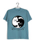 Physics SCHRODINGERS EQUATION YIN YANG Nerd Casual Graphic Printed T-Shirt for Men